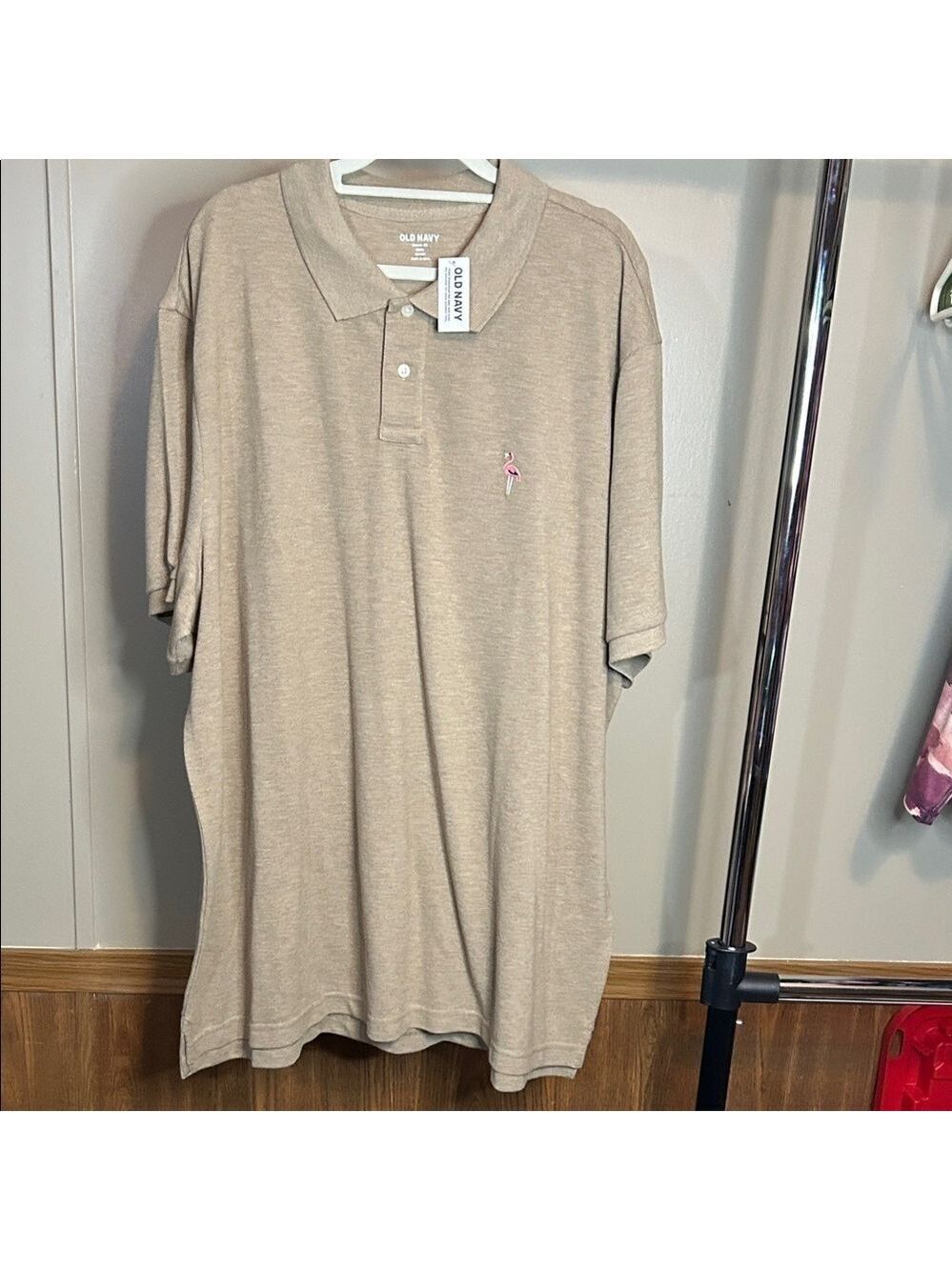 Old Navy Men's Tan Polo Shirt